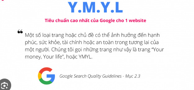 Các trang web chủ đề YMYL