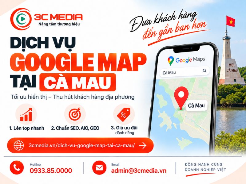 Dịch Vụ Google Map Tại Cà Mau