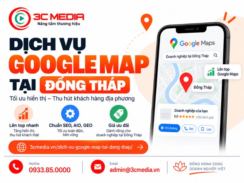 Dịch Vụ Google Map Tại Đồng Tháp