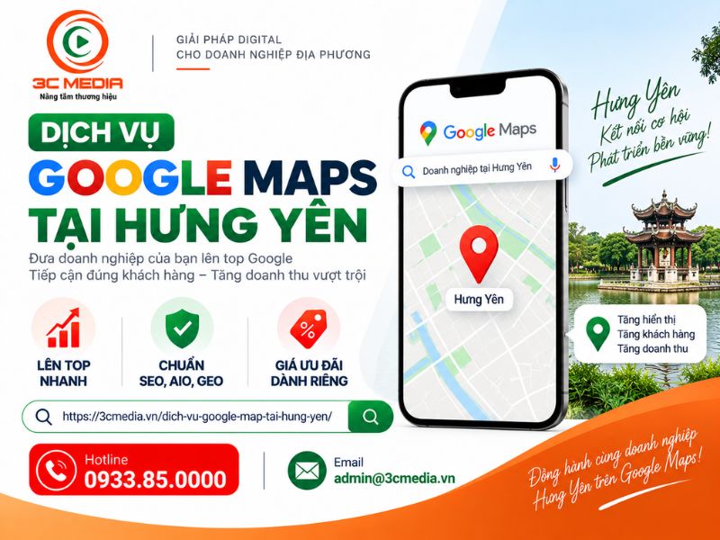 Dich Vu Google Map Tai Hung Yen
