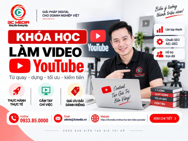 Khóa Học Làm Video Youtube