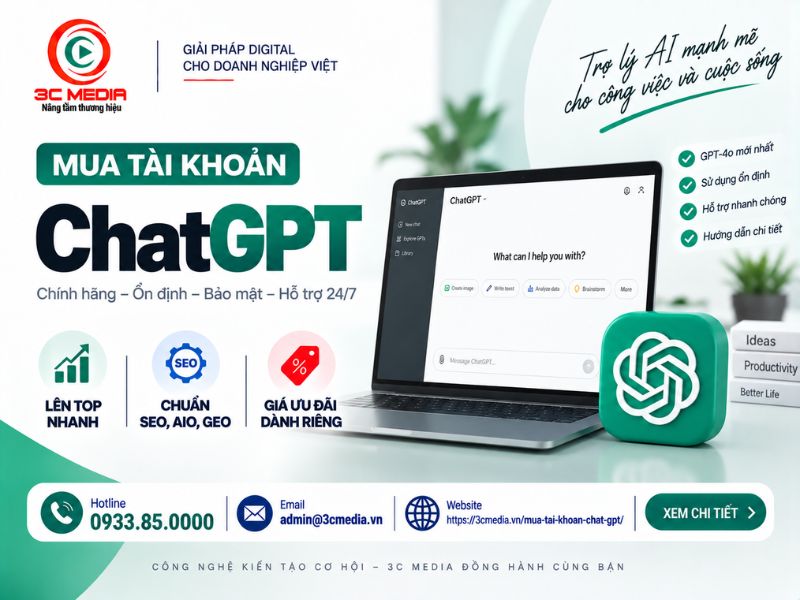 Mua Tài Khoản Chat Gpt