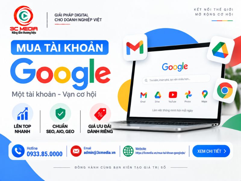 Mua Tài Khoản Google