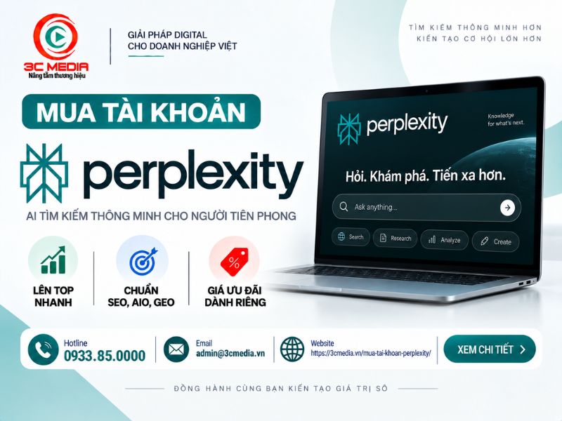Mua Tài Khoản Perplexity