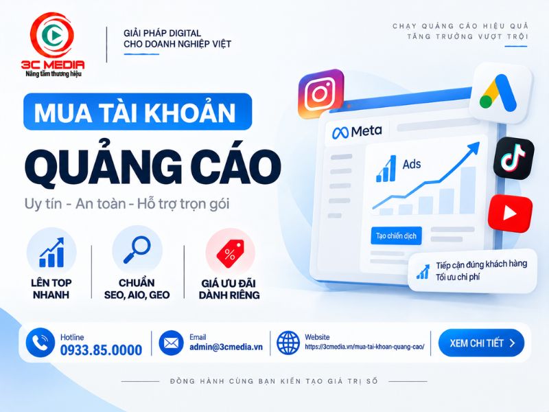 Mua Tài Khoản Quảng Cáo