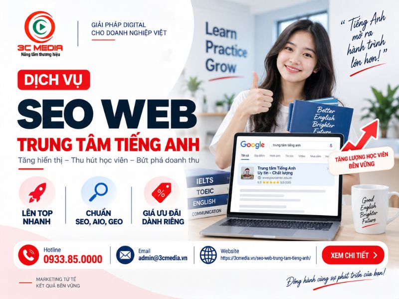 Seo Web Trung Tâm Tiếng Anh