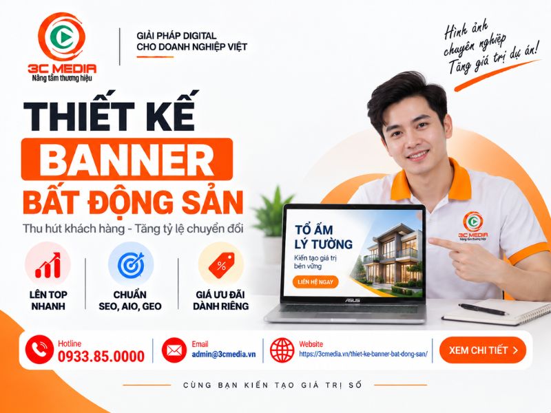 Thiết Kế Banner Bất Động Sản