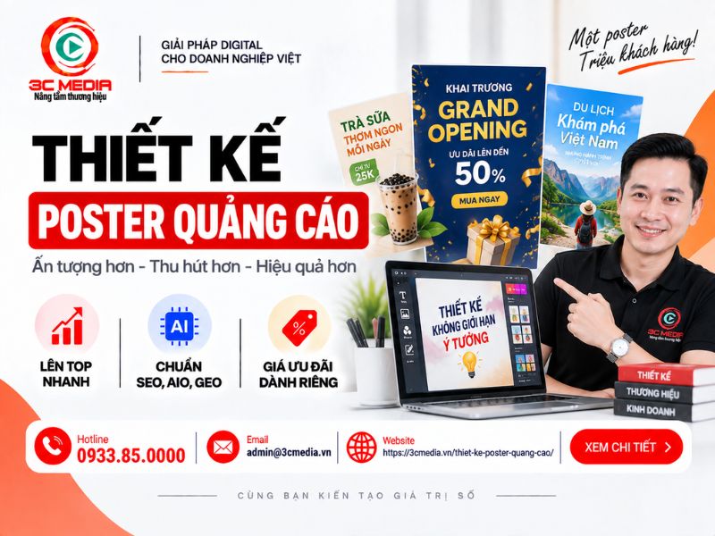 Thiết Kế Poster Quảng Cáo