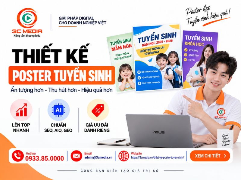 Thiết Kế Poster Tuyển Sinh