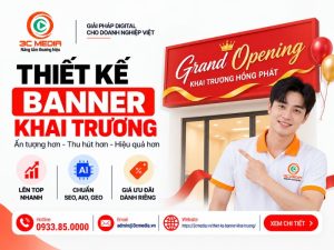 Thiết Kế Banner Khai Trương