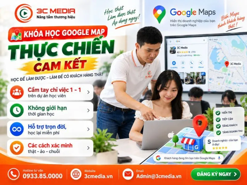 Khóa học Google Map cmf tay chỉ việc