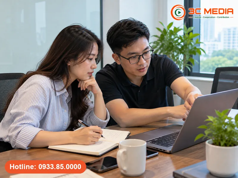 Trao đổi kế hoạch xây dựng backlink từ báo chí, đối tác