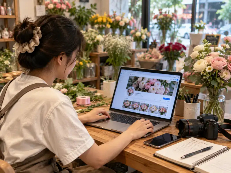 Chủ cửa hàng chuẩn bị ảnh đại diện và ảnh bìa cho fanpage – 3C Media