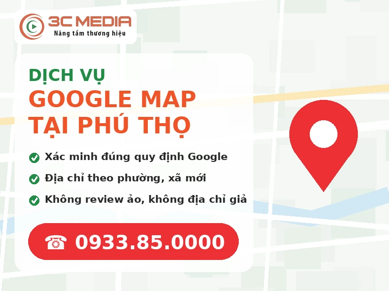 Dịch vụ Google Map tại Phú Thọ