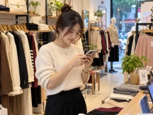 Chủ shop nhỏ kiểm tra tin nhắn khách hàng trên fanpage bằng điện thoại – 3C Media