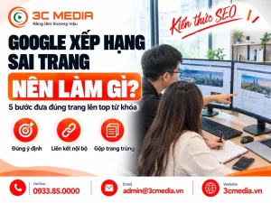 Google xếp hạng sai trang