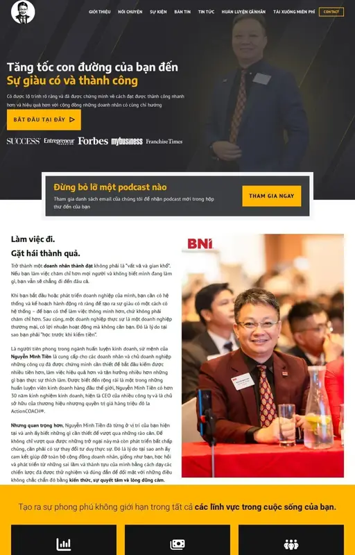 Mẫu web cá nhân 3C Media