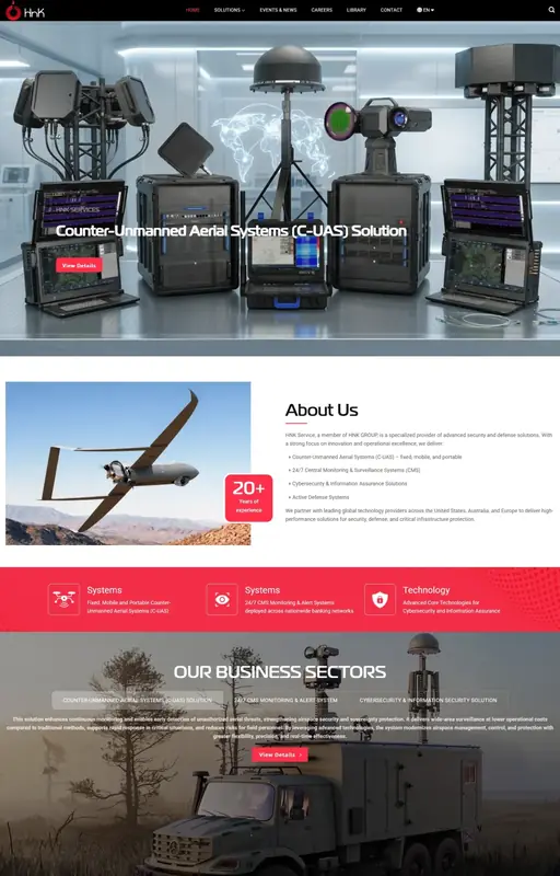 Mẫu web giải pháp công nghệ 3C Media