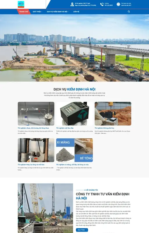 Mẫu web kiểm định 3C Media