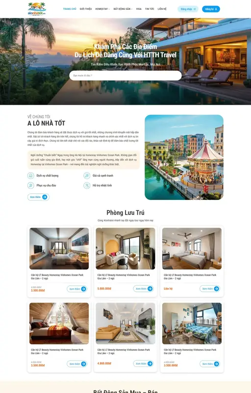 Mẫu web rao vặt nhà đất 3C Media