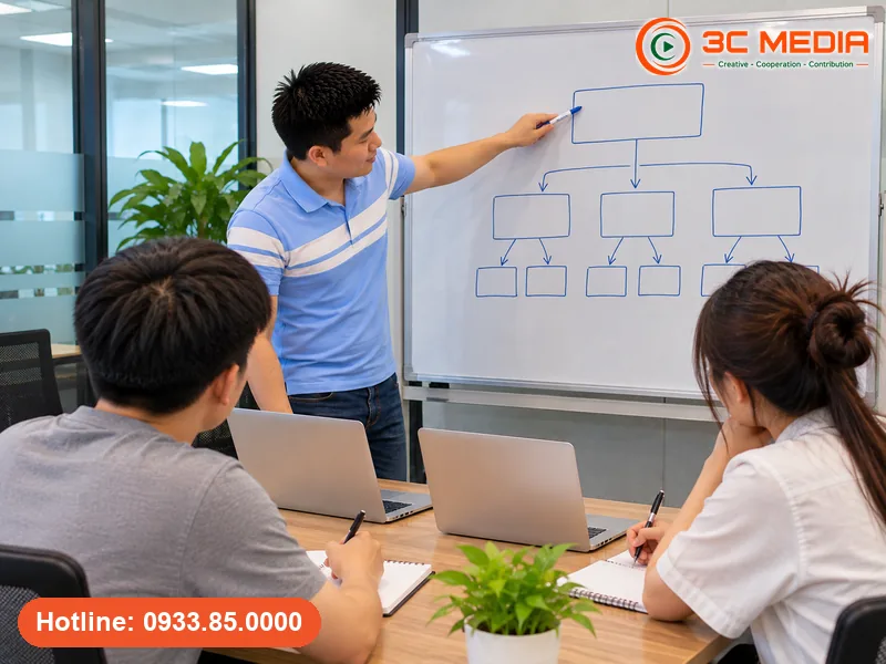 Sơ đồ cấu trúc tiêu đề H1, H2, H3 của bài viết