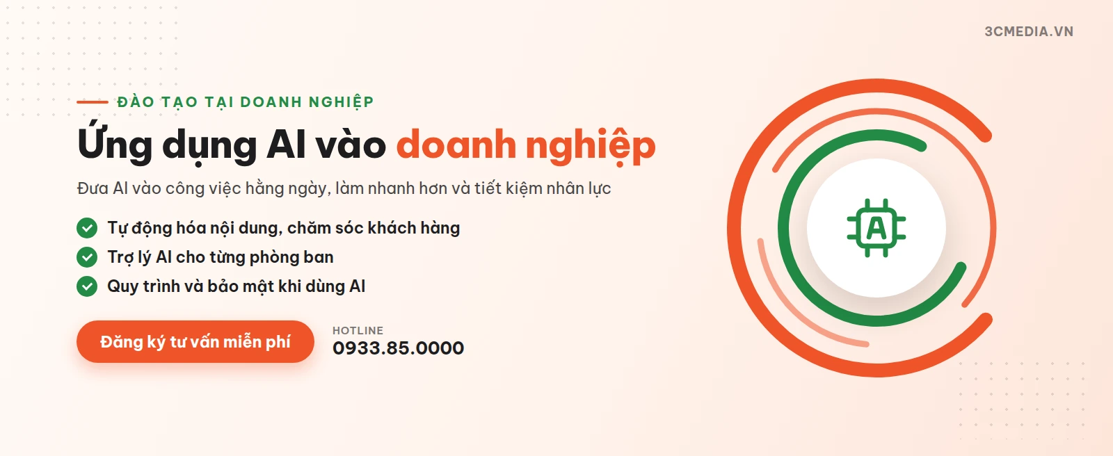 Ứng dụng AI vào doanh nghiệp - 3C Media